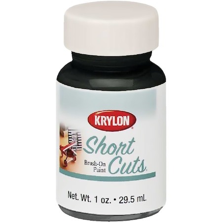 Krylon Short Cuts Black High Gloss 1 Fl. Oz. Hobby Paint SCB-026